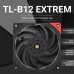Thermalright TL-B12 Extreme PWM, High Performance Case Fan, 4-Pin, 112CFM Max (120mm, Black)