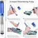 Soldering Iron Kit Electronics, 60W Soldering Welding Iron Tools with ON-Off Switch, 5pcs Soldering Iron Tips, Solder Sucker, Soldering Iron Stand, Tweezers, Solder Wire, Wire Cutter, PU Carry Bag