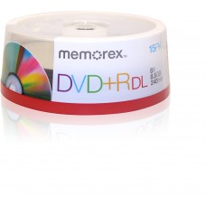 Memorex 8.5GB 8X Double Layer DVD+R (15pk Spindle)