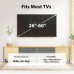 USX MOUNT Full Motion TV Wall Mount for Most 26-60 inch TVs up to 80 Lbs, Wall Mount TV Bracket with Articulating Swivel Tilting, Single Stud TV Mount, Max VESA 400x400mm