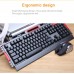 HK50 2.4G Wireless Gaming Keyboard and Optical Mouse Combo Black/white 104 Key for Windows HK50 2.4G Wireless Gaming Keyboard and Optical Mouse Combo Black/white 104 Key for Windows