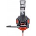 Krazilla Gaming Headset with mic - Super Bass HD Gaming Headphone Red LED Light