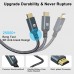 3FT HDMI Extension Cable, HDMI Male to Female HDMI Cord, Nylon Braided HDMI Extender, HDMI 2.0 Cable Adapter Support 4K@60Hz 3D HDR (1M)