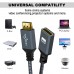 3FT HDMI Extension Cable, HDMI Male to Female HDMI Cord, Nylon Braided HDMI Extender, HDMI 2.0 Cable Adapter Support 4K@60Hz 3D HDR (1M)