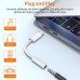 USB Type C to 3.5mm Female Headphone Jack Adapter, Aux Audio Cable Cord Compatible for All USB C Devices.