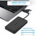 2.5 Inch SATA to USB Tool Free External Hard Drive Enclosure, USB Type-C/Type-A to Sata Compatible for 2.5 Inch SSD(Optimized for SSD, Support UASP SATA III)