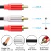 RCA Y Splitter Cable RCA to 2 RCA Stereo Audio Subwoofer Cable Male to Male Splitter Audio Cord for Amplifier Speaker Sound TV Audio Connection Cable RCA Y Splitter Cable RCA to 2 RCA Stereo Audio Subwoofer Cable Male to Male Splitter Audio Cord for Amplifier Speaker Sound TV Audio Connection Cable