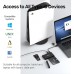 Unitek M.2 and SATA to USB Duplicator with 2.5" /3.5" SATA Hard Drive Adapter Converter, USB C 3.1 Gen2 10 Gbps Docking Station Support Offline Clone for M-Key NVME SSD, and SATA External Enclosure