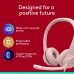 Logitech H390 Wired Headset for PC/Laptop, Stereo Headphones with Noise Cancelling Microphone, USB-A, in-Line Controls, Works with Chromebook - Rose, 1 Pack/USED