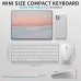 Wireless Keyboard and Mouse Combo, RAPOO Bluetooth Keyboard and Mouse Set, Protable Compact Keyboards and 1300 DPI Wireless Mouse for PC, Desktop, Notebook