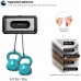 Oceavity Upgraded Shower Phone Holder Waterproof 360° Rotation, Mirror/Wall Mount Phone Holder for Shower Bathroom Bathtub Kitchen, Universal Shower Accessories (Obsidian Black)