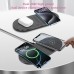 2 in 1 Wireless Charger,[New Update] 40W Double Wireless Charging Station for iPhone 16/16 Pro/15/14/13/12/11/8/Airpods,Dual 20W Fast Induction Charge mat for Samsung Galaxy/Buds3-Grey