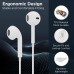 Apple Earbuds for iPhone Headphones Wired Lightning Earphones [Apple MFi Certified] Built-in Microphone & Volume Control Headsets Compatible with iPhone 14/13/12/11/XR/XS/X/8/7/SE/Pro/Pro Max