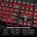Rii RGB Keyboard and Mouse RK105, Wired Keyboard and Mouse Combo, USB Keyboard and Mouse Set,Quiet Input Gaming Keyboard,Optical RGB Mouse for School,Office,Business and Gaming