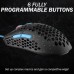 HK Gaming Mira M Ultra Lightweight Honeycomb Shell Wired RGB Gaming Mouse - Up to 12 000 cpi | 6 Buttons - 63g Only (Mira-M, Blue Phantom)
