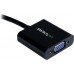 StarTech.com MNHD2VGAE2 Mini HDMI to VGA Adapter Converter for Digital Still Camera / Video Camera-1920x1200-Mini HDMI Male to VGA HD15 Female