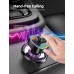 Nulaxy Bluetooth FM Transmitter for Car, Upgraded QC3.0 & 5V/1A Dual USB Charger Bluetooth Car Adapter Wireless Radio, 7-Color LED Backlit Light, Hands-Free Calling, Support USB Drive TF Card - NX10