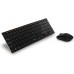 Rapoo 9060 2.4G 5.6mm Ultra-Slim Wireless Keyboard and Mouse 2-in-1 Combo - Black