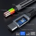 USB C Splitter, Dual USB C Headphone and Charger Adapter,2-in-1 Type C Audio Dongle Cable with PD 60W Fast Charging Support Call Music for Pixel 4 3 XL, iPhone 15, Galaxy S23 S22 S21, Xperia