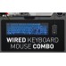 Rii RGB Keyboard and Mouse RK105, Wired Keyboard and Mouse Combo, USB Keyboard and Mouse Set,Quiet Input Gaming Keyboard,Optical RGB Mouse for School,Office,Business and Gaming