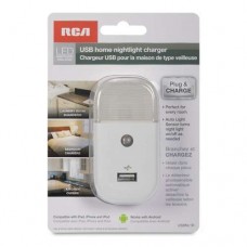RCA USBNL1R USB Home Nightlight Charger - White
