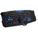 Multimedia 2.4GHz Wireless HK8100 Keyboard and Mouse Combo_Black