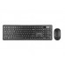 Marvo 2.4G Wireless 108-concave keycaps design Keyboard and Mouse Combo Set_Black color