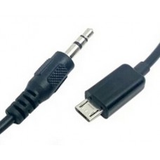 Micro USB 5pin Male to 3.5mm Female Headphone AUX Jack Audio Adapter