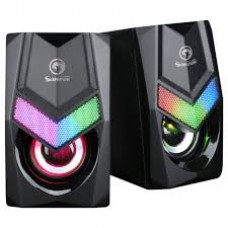 Marvo SG118 2.0pcs USB powered, 3.5mm Plug RGB LED Gaming Speakers
