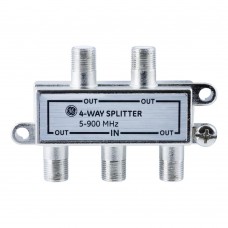 4-Way Coax Cable Splitter