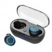 D10 TWS bluetooth 5.0 Earbuds Smart Touch Binaural Calls Wireless Hifi Earphone With Charging Box - Black