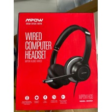 USB Headsets with Microphone for PC, Stereo Computer Headset with Mic Noise Reduction & in-line Control, 3.5mm/USB Wired Headphones, PC Headset with Mute for Zoom Skype Webinar Home Office